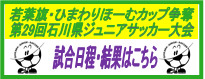 若葉旗・ひまわりほーむカップ争奪第29回石川県ジュニアサッカー大会